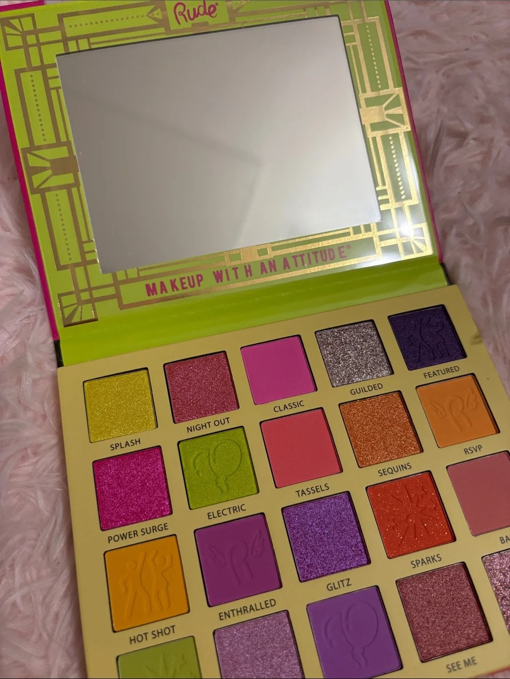 New RUDE The Roaring 20's Eyeshadow Palette - Neons